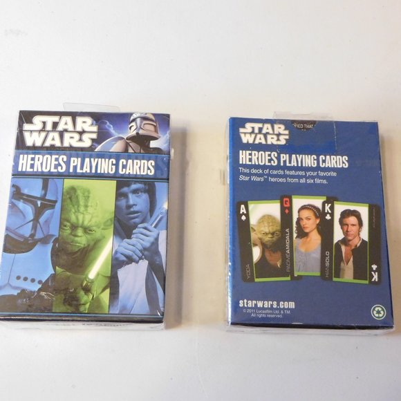 Star Wars Other - Star Wars Heroes Playing Cards Brand New In Pkg